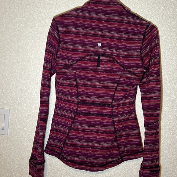 Lululemon Define Jacket Space Dye Twist Regal Plum Alarming sz6 - Picture 5 of 6